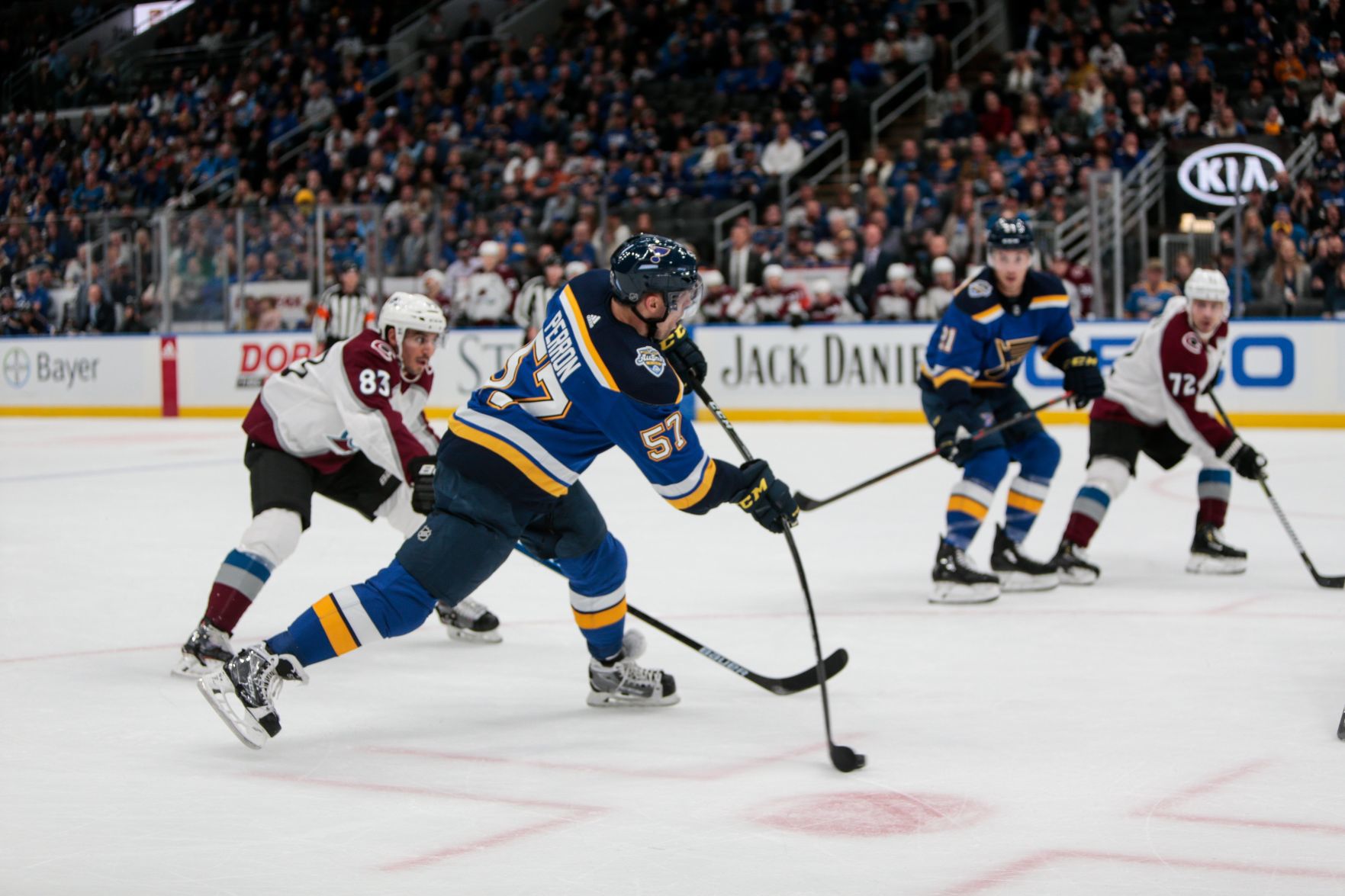 Blues take on Avalanche